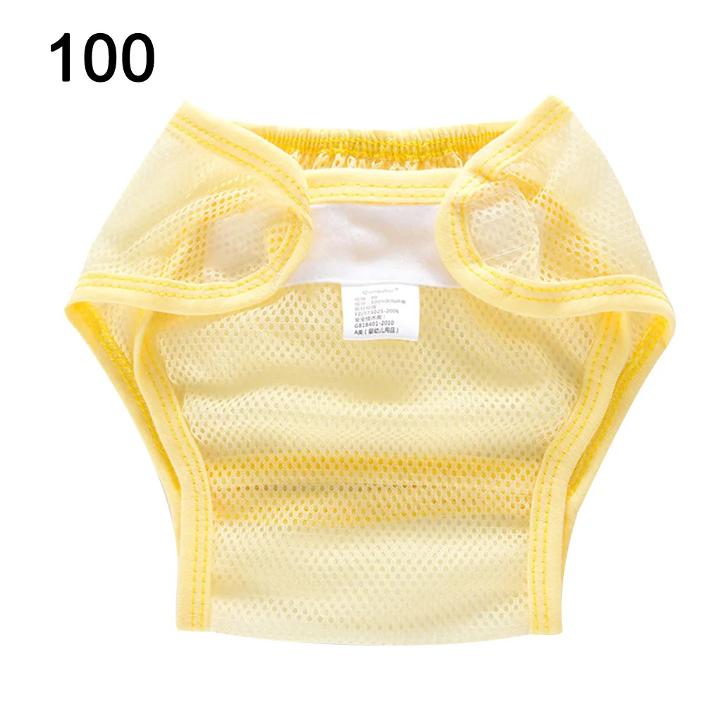 Детские подгузники памперсы тканевые сетчатые штаны моющиеся для новорожденных