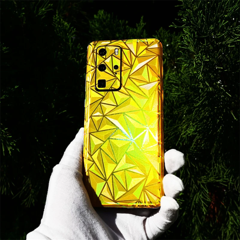 50 PCs TPU Nano Plating Gold Stickers Mobile Phone Skin Back Housing Cover Decorative Protective Film Cutting Machine SS-890C