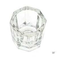 crystal glass powder liquid nail cup dish lid bowl cup holder equipment nail tools nail polish small capacity