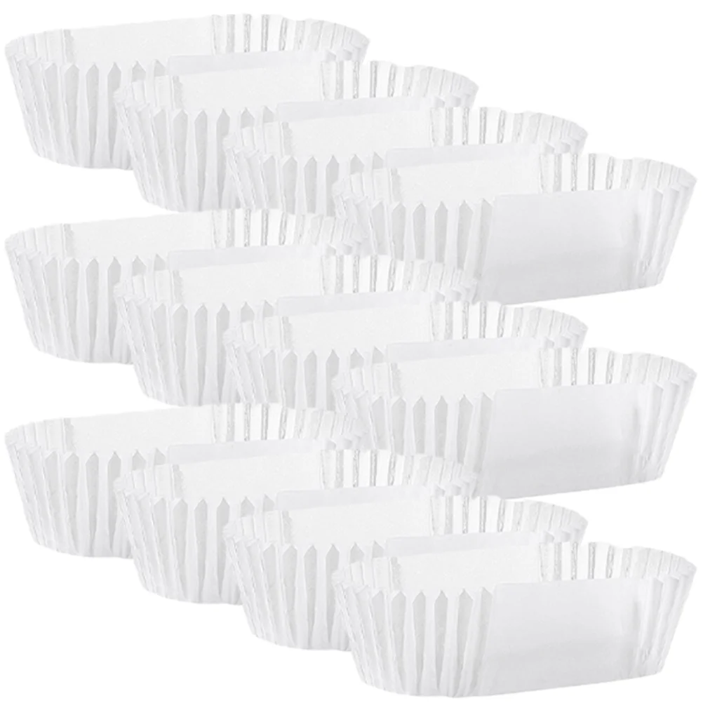 

Brushed Cake Cups Boat Shape Paper Baking Grease Proof Cupcake Liners Shaped Bread Trays Disposable Wraps Holders
