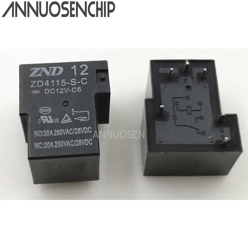5 шт./лот реле ZD4115-S-C-DC12V-C6 12 в набор преобразования 6 футов 30A250VAC T90