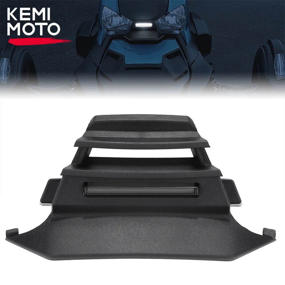KEMIMOTO Front Center Fairing with Accent Light Compatible with All Can-Am Ryker Models Replace #705013110
