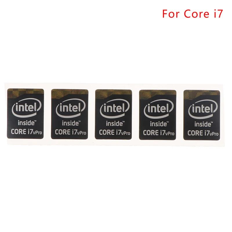 

5 шт., наклейки для процессора Core i7 Core