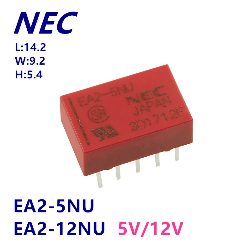 

5 шт. NEC реле EA2-5NU EA2-12NU синхронное TQ2-5V ATQ209 A5W-K G6H 5 В 12 В 24 В сигнальное реле
