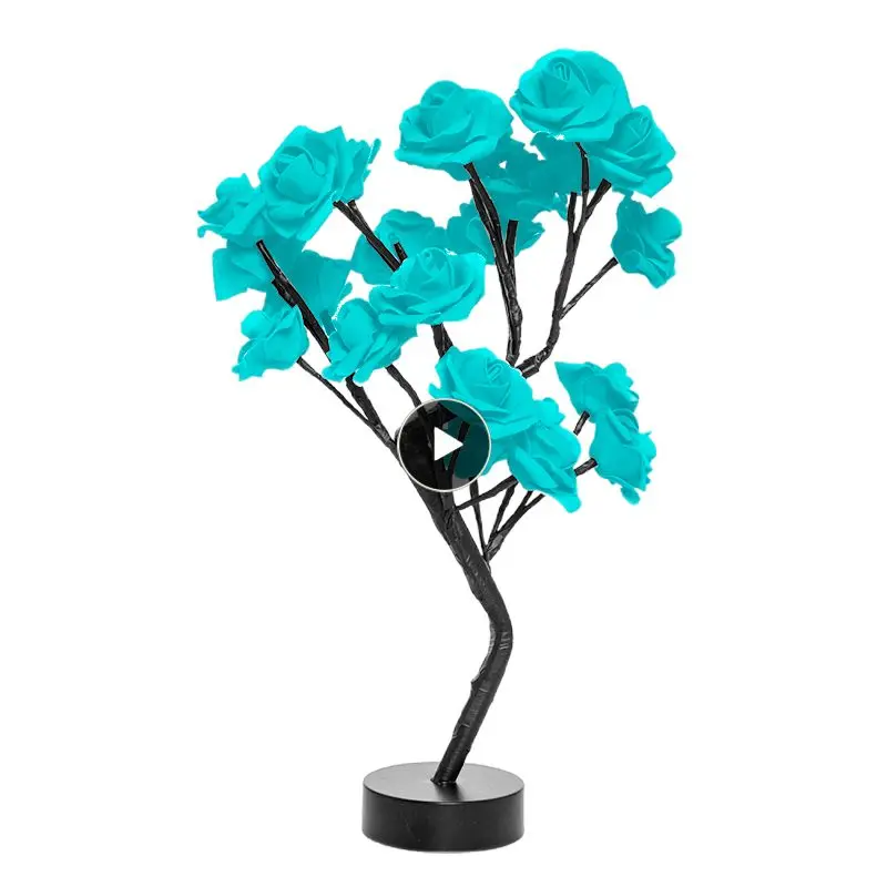 

Лампа В Форме Розы, цветка, дерева, USB-порт и аккумулятор
