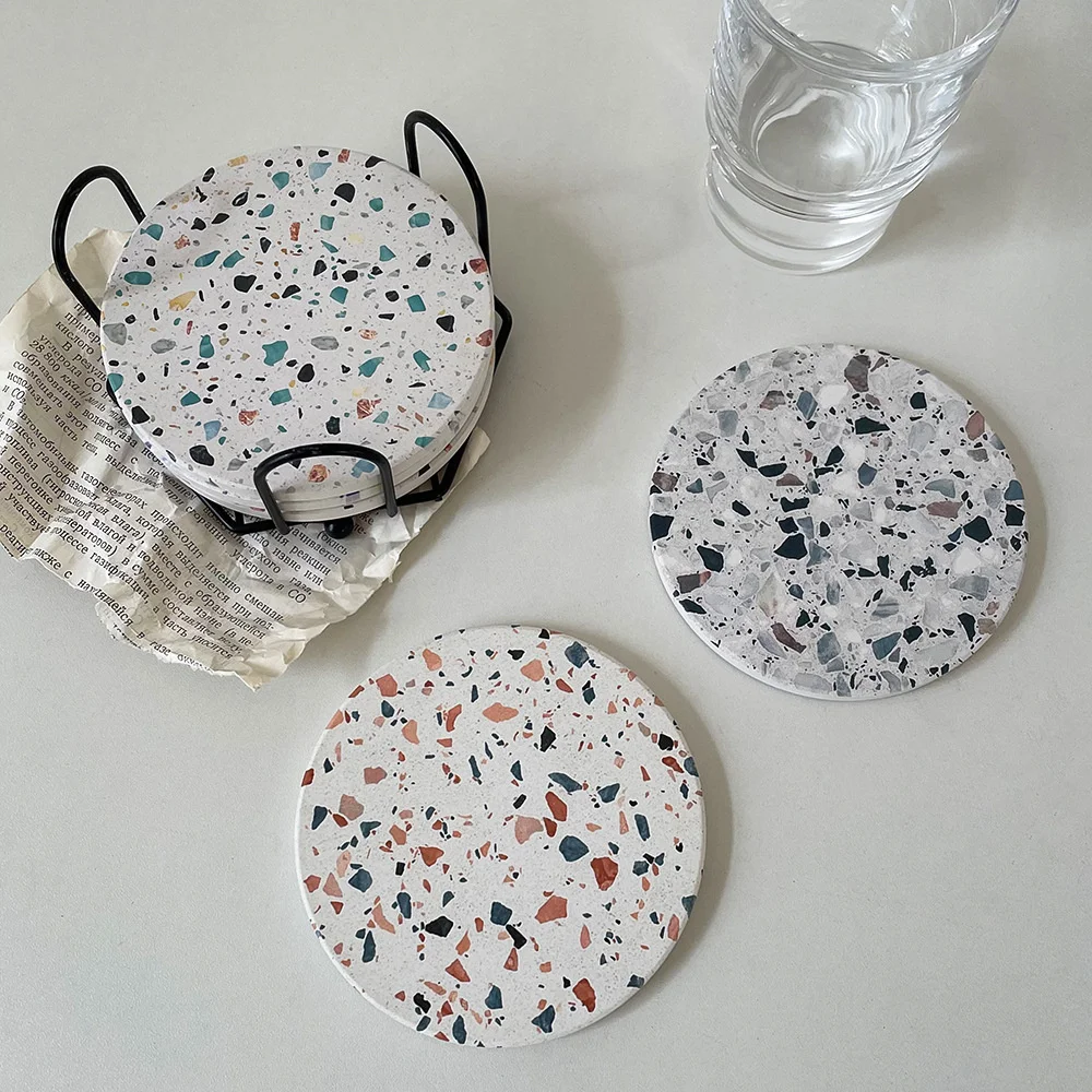 

Diatomite Mat Tableware Pad Absorbent Pad Insulation Pad Placemat Cup Coasters Cartoon Special Shape Coaster Non-slip Mat Pot