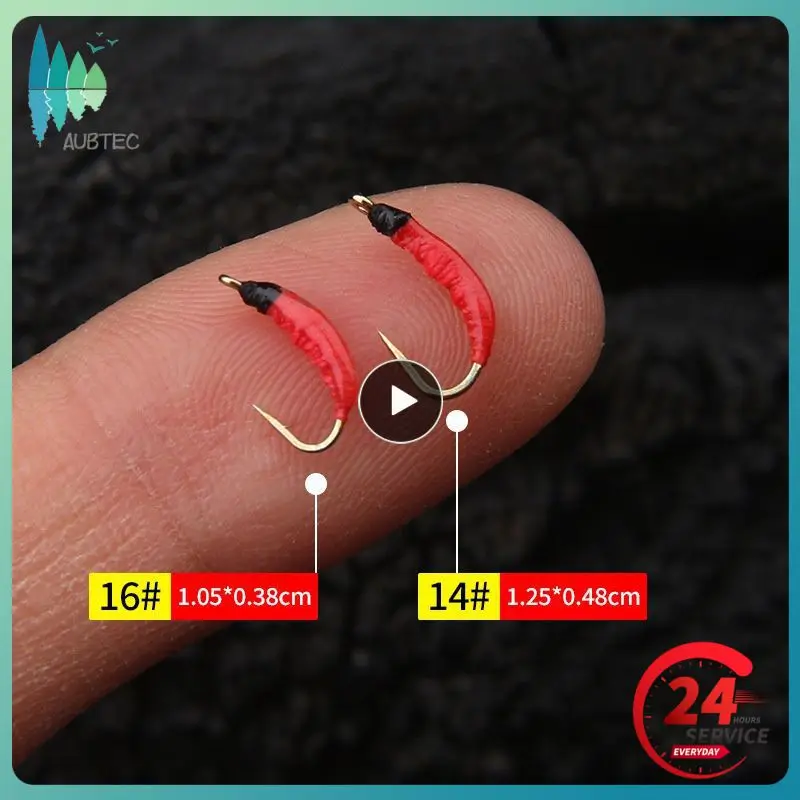 

Not Easy To Straighten And Bend Fluorescent Fish Scale Hook 10 Pieces Of Soft Silicone Glow Fake Bait Strong Fish Attraction