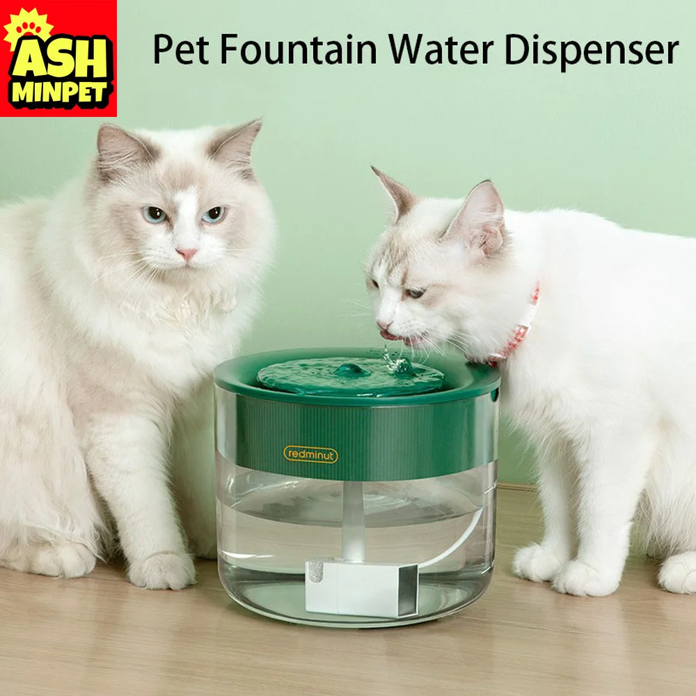 

Cat Water Fountain 67oz 2L Automatic Pet Water Fountain Dispenser Quiet Cat Drinking Fountains with Pump Filter for Cats or Dogs