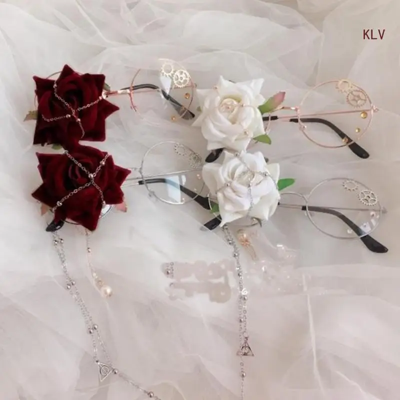 

Eyeglasses Christmas Cosplay Girls JK-Theme Costume Harajuku Yandere Halloween Cosplay Y2K-girls Cosplay