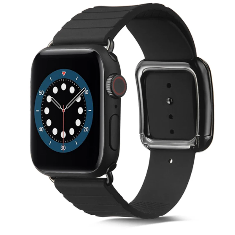 

Stylish DIY Silicone Strap For Apple Watch band 45/44/42mm 38/41/40mm smartwatch wristband Sport bracelet iWatch serie7 6 se 5