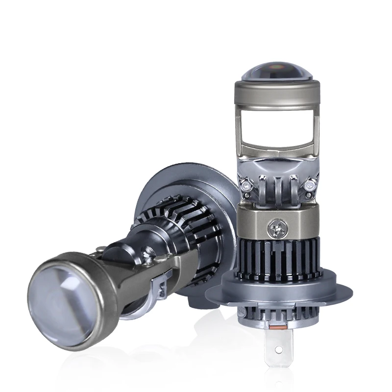 

Двухъядерная Автомобильная Лампа H7, Диагональ 1:1, Canbus, 200 Лм, 12 В, Мини-проектор, Plug & Play