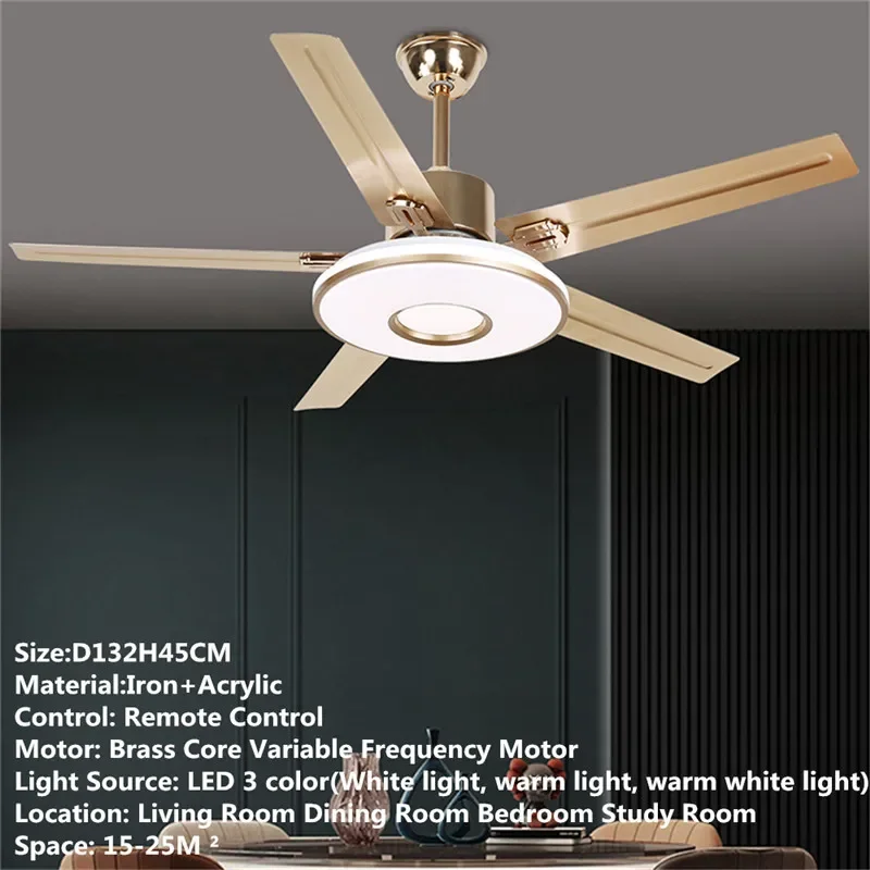 Современный дизайнерский вентилятор AOSONG роскошный гостиной ресторана спальни