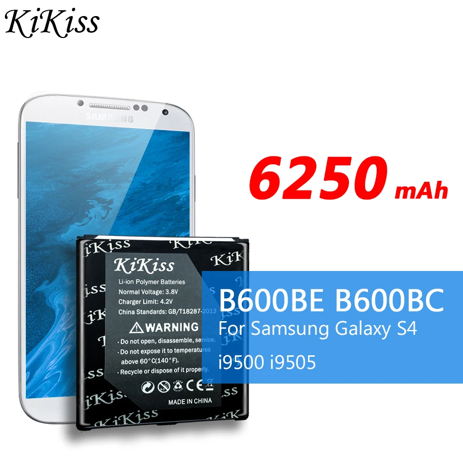 

Сменный аккумулятор для Samsung Galaxy S4 I9500 I959 I9502 I9508 i337 i545 i9295 e330s GT-I9505 B600BC B600BE B600BU