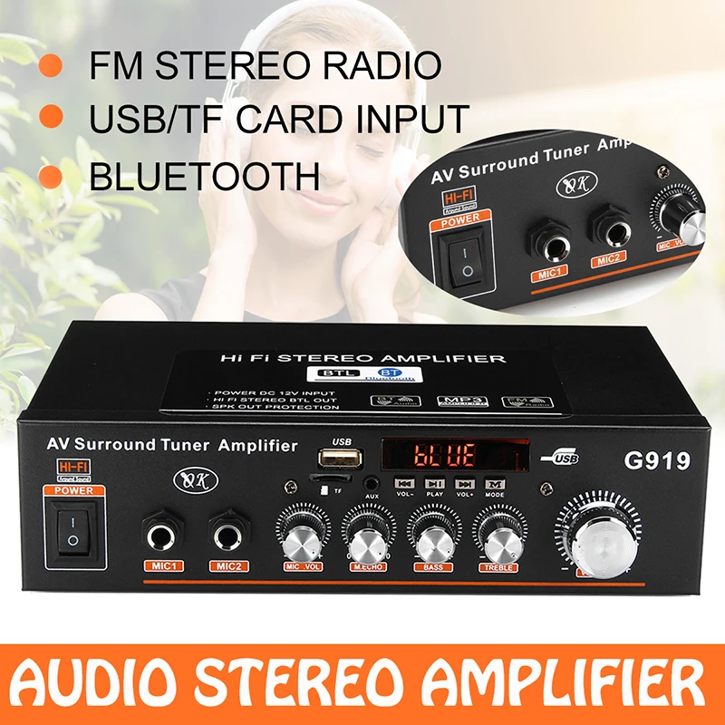 

Mini Amplificador Power Highpower Speaker Hifi Power Amplifier Player