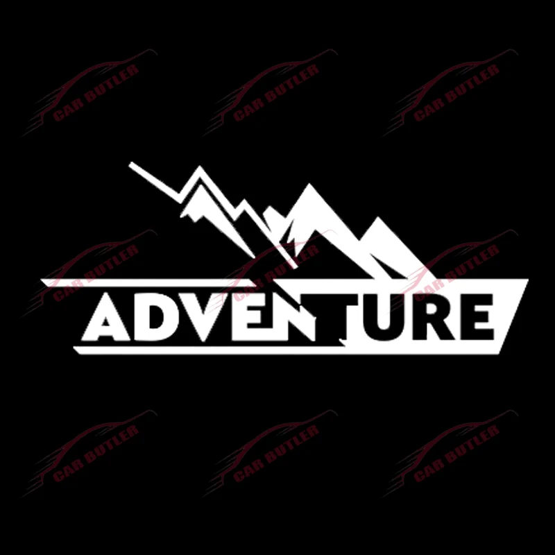 Приключения автомобиль наклейка заднее лобовое стекло велосипед бампер стену