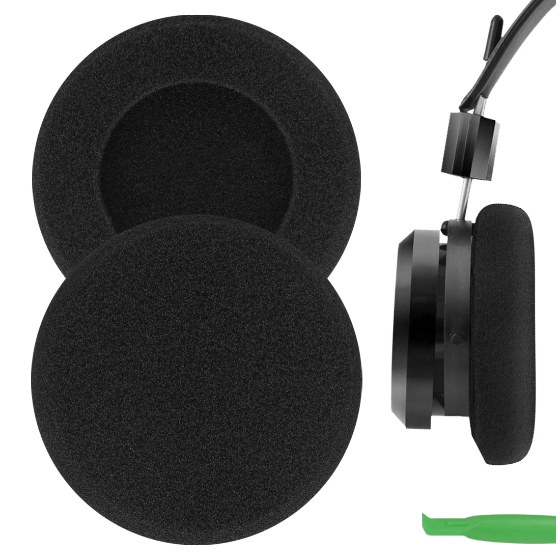 

Geekria Earpads for GRADO SR60 SR80 SR125 SR225 M1 M2 Headset Replacement Headphones Ear Pads Cover Cushions Foam Earmuff