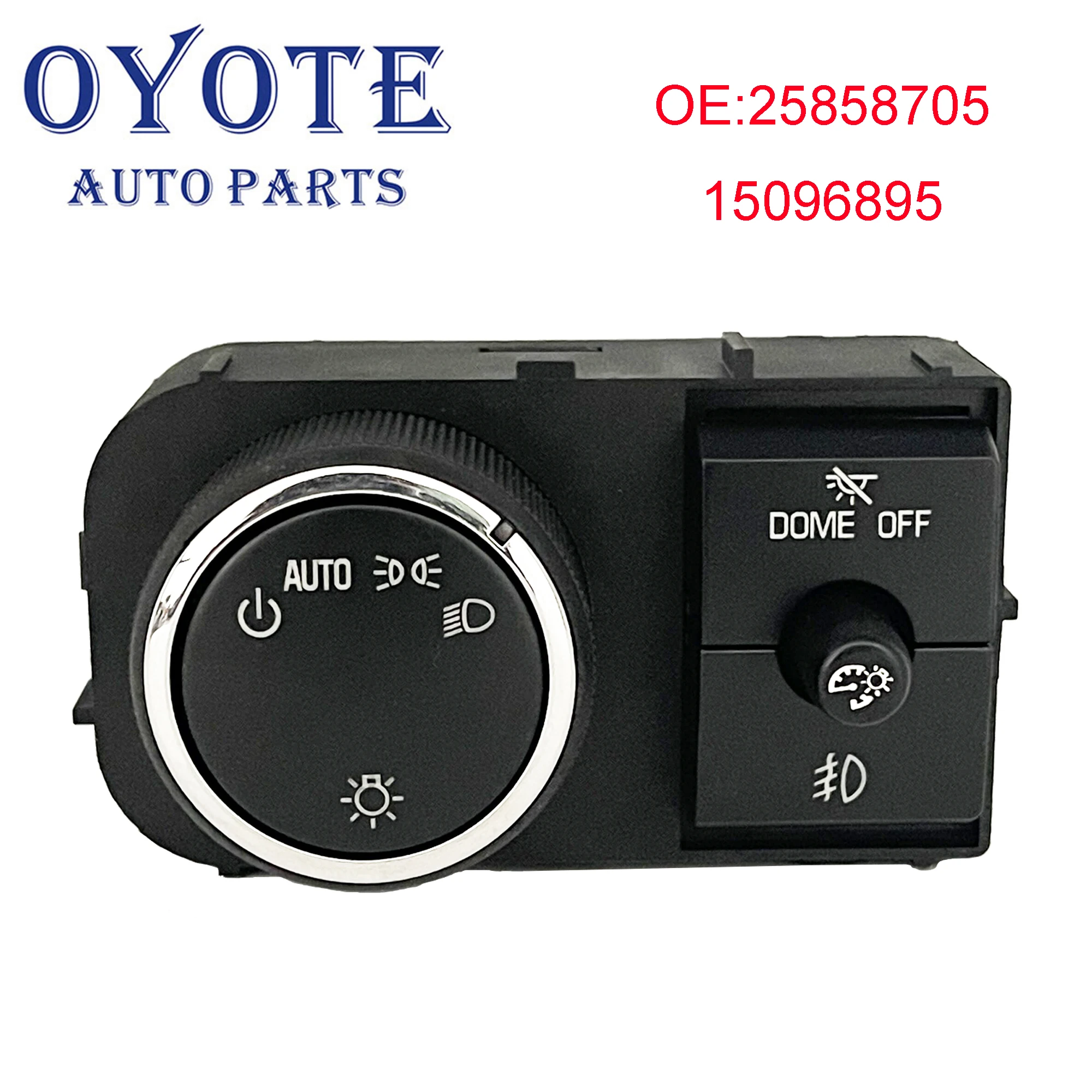 

Головной светильник OYOTE 25858705 15096895, приборная панель, диммер, переключатель для 07-13 Chevrolet Silverado Suburban GMC Sierra Yukon