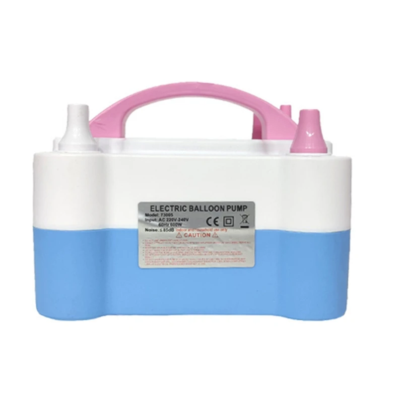 

Voltage Double Hole AC Inflatable Electric Balloon Pump Electric Air Balls Pump All Style Inflator Pump EU Plug