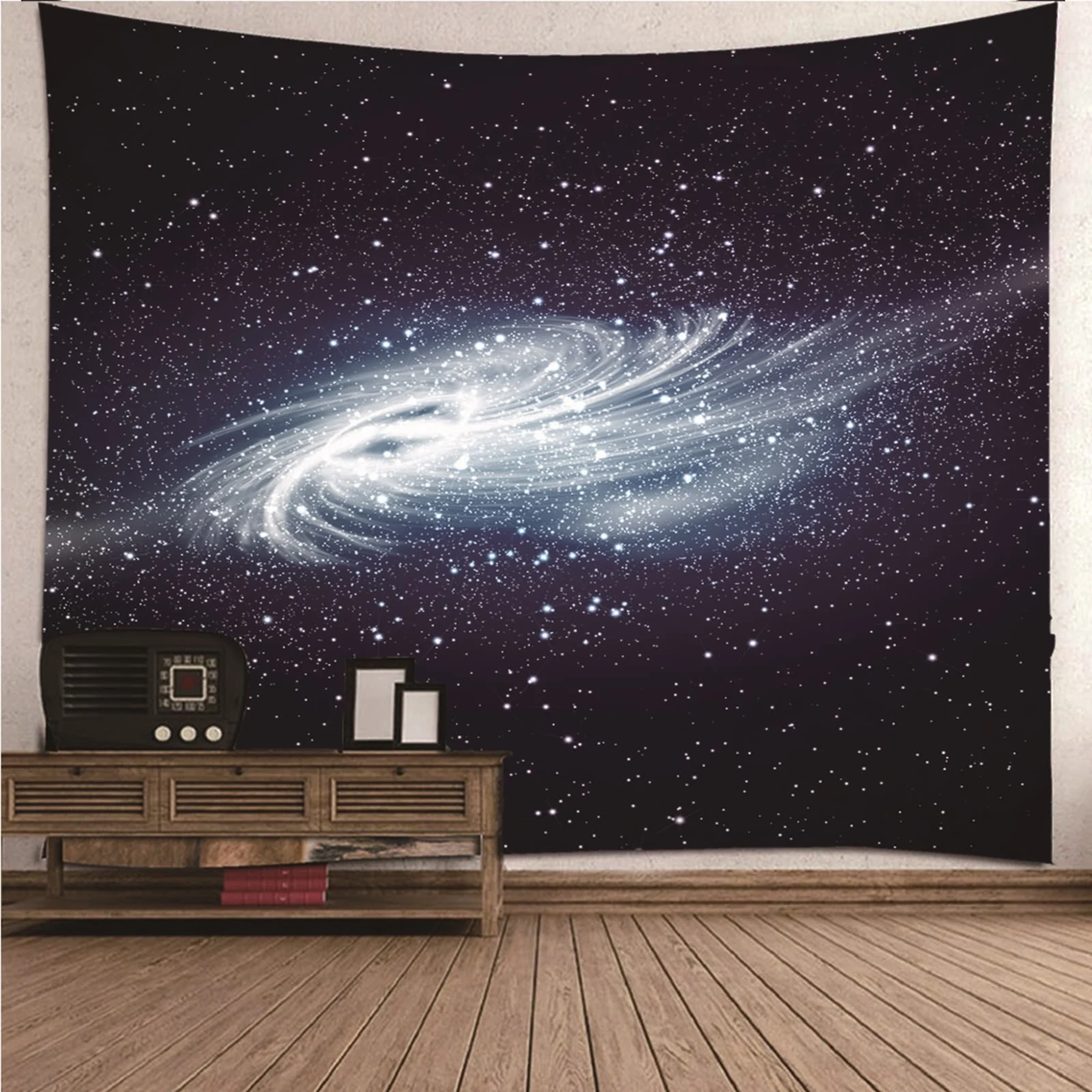 

Tapestry Colorful Extra Long Tapestry Universe space Gorgeous Galaxy Pattern Wall Hanging Blanket Dorm Art Decor Covering