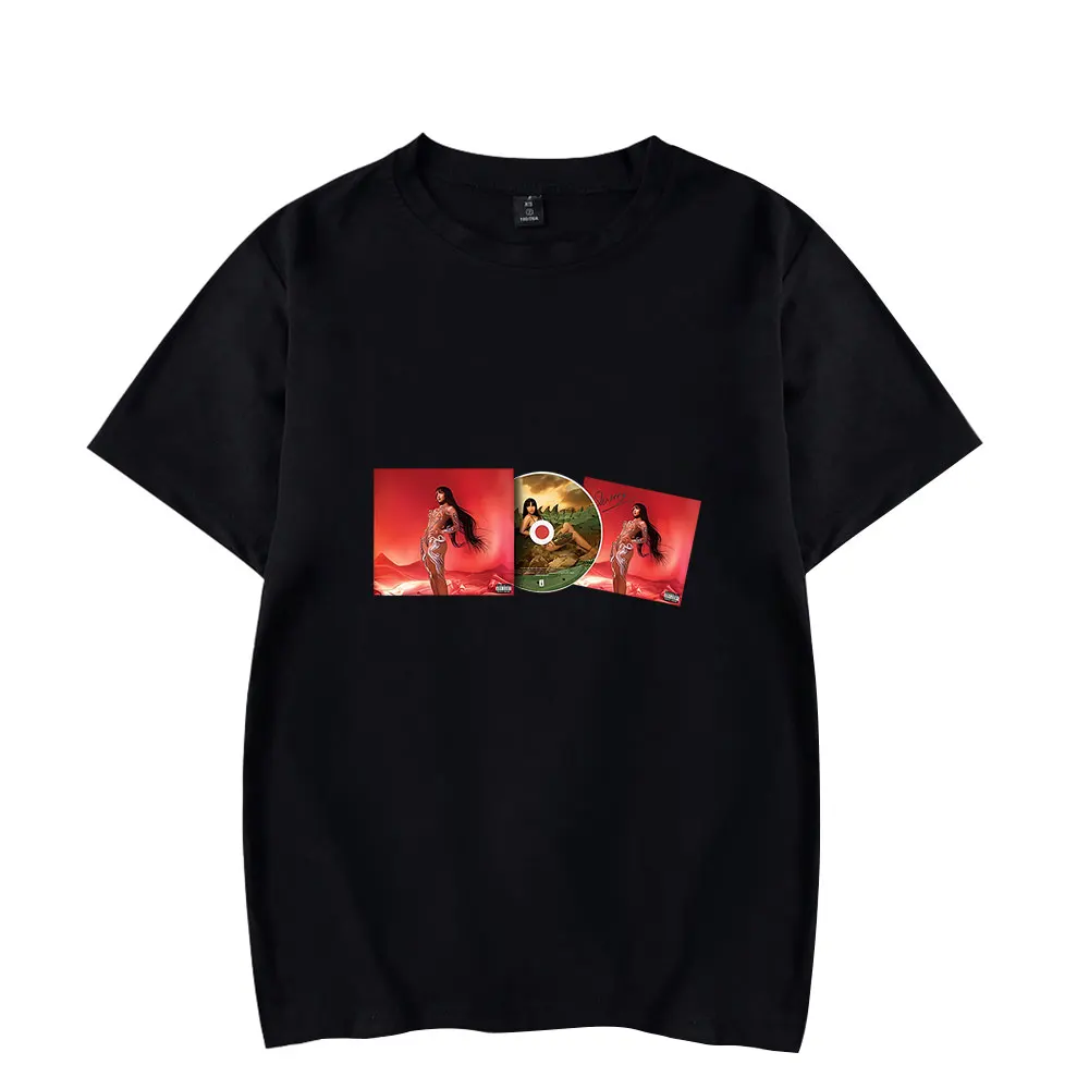 Shenseea Around the World Tour T-shirt Short-Sleeved Women Men Casual New Fashionable Unisex Summer Tee Clothing
