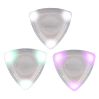 glowing guitar pick with high sensitivity led light guitar pick replacement compact size easy operate battery guitar accessory