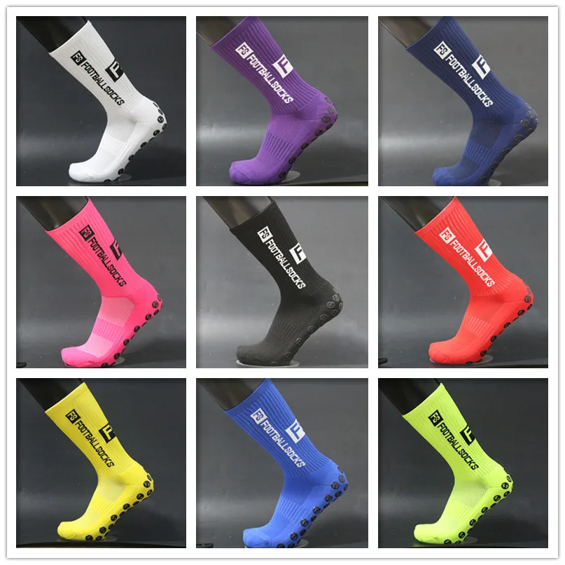 

Men's round silicone sucker non-slip football socks professional game training sports socks female baseball socks