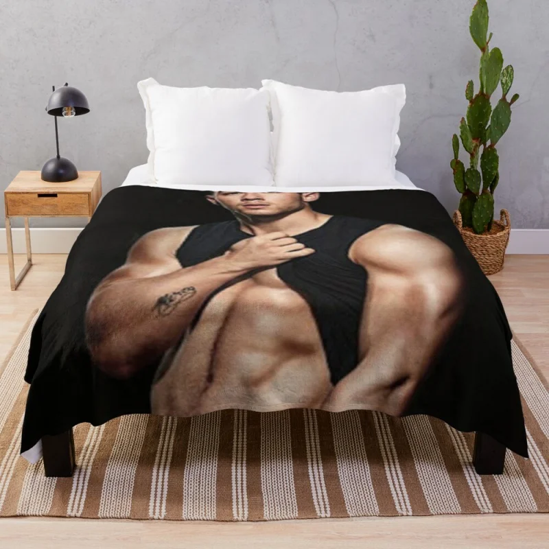 

Nick Jonas Throw Blanket Soft