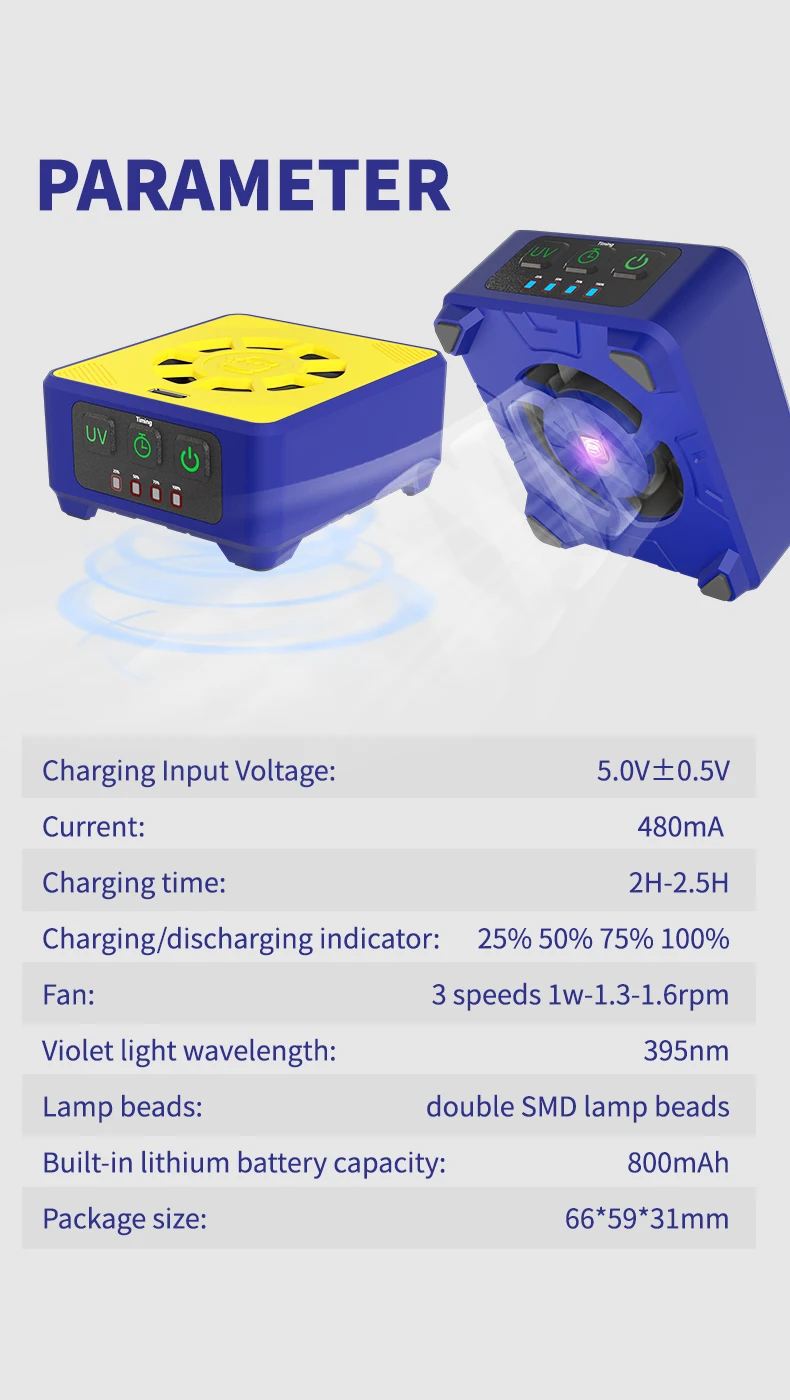 

MECHANIC CUV-3 УФ-лампа для отверждения и охлаждающий вентилятор, рассеивание тепла для материнской платы мобильного телефона, планшета, инструменты для ремонта отверждения зеленого масла