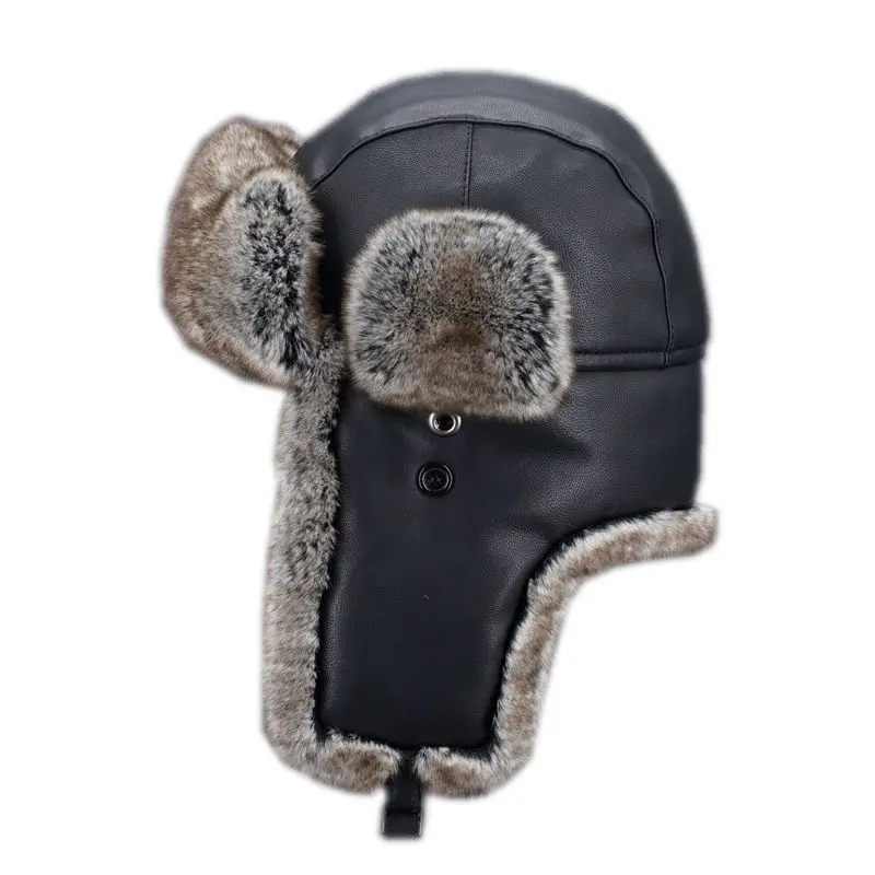 

German Black Brown Cotton Outdoor Riding Cold Windproof Earcap Thickened