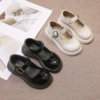 girls flats leather shoes kids black non slip shoes kids white casual shoes baby flat single shoes cuhk students school