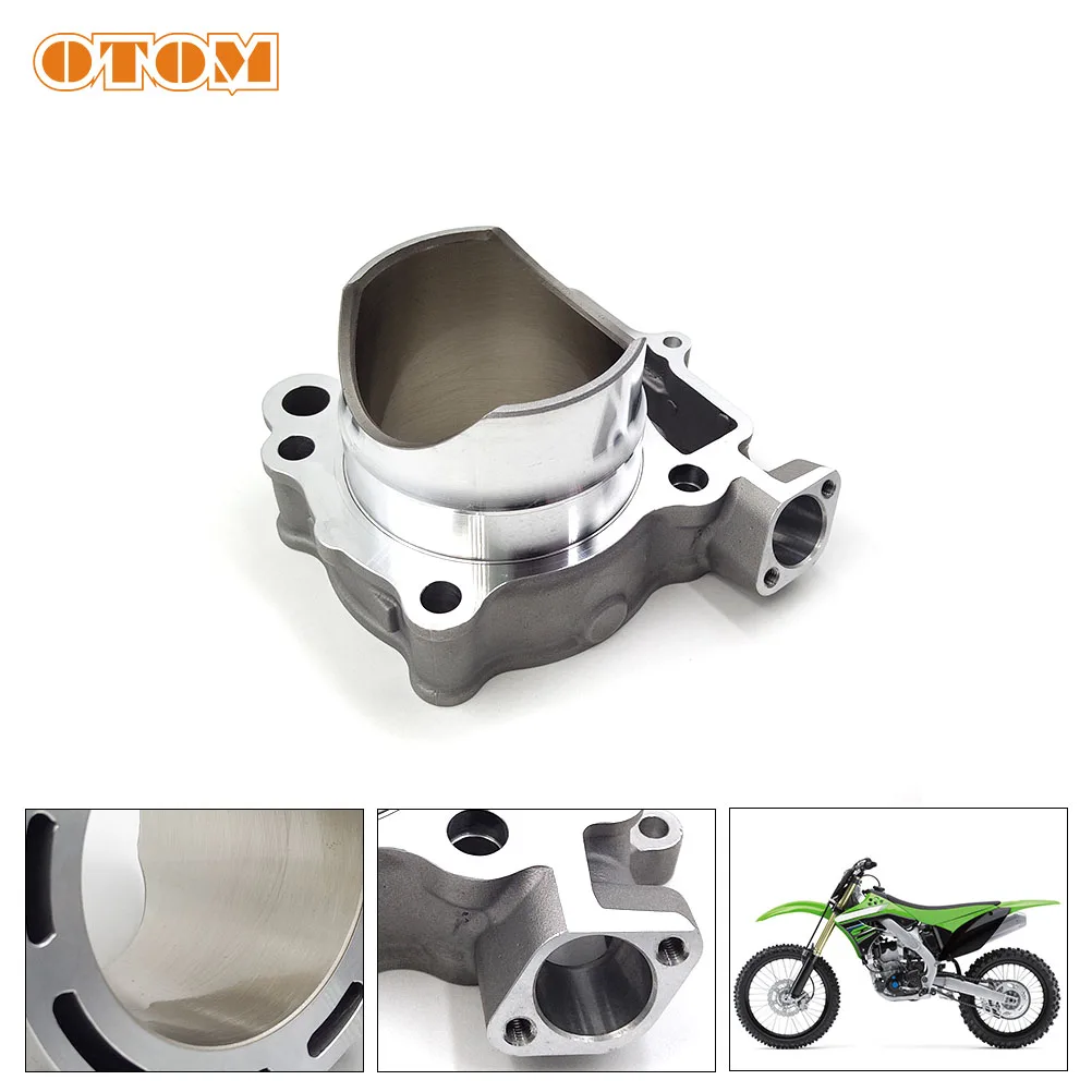 

OTOM Motorcycle Air Cylinder Block CYLINDER-ENGINE STD Bore 77mm 11005-0069 For KAWASAKI KX250F SUZUKI RMZ250 Off-Road Dirt Bike