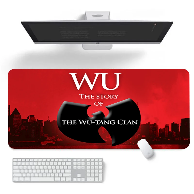 

Wu T-Tang Clan Gamer Cabinet Games Keyboard Pad Mousepad Anime Office Accessories Desk Mat Computer Desks Mouse Carpet Gaming Pc