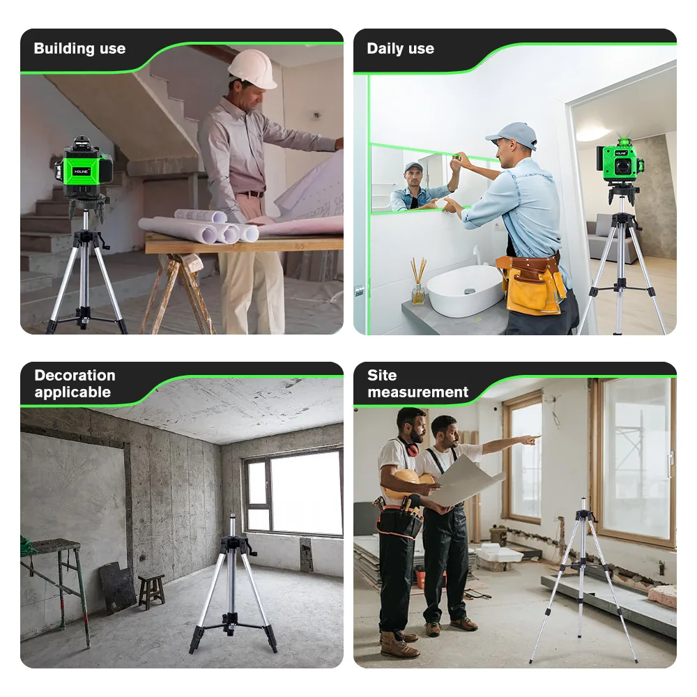 HGLINE 1 2 м 5 штатив с лазерным уровнем растягивающийся подходит для алюминиевого