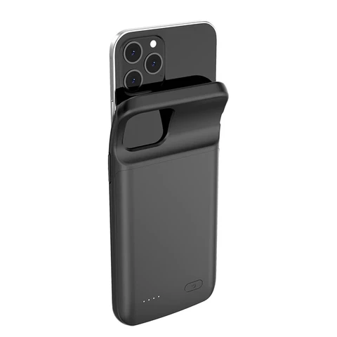 Внешний аккумулятор с зажимом для задней панели, беспроводное быстрое зарядное устройство, мягкий чехол для телефона, внешний аккумулятор, ультратонкий ударопрочный аккумулятор для IPhone 13 12