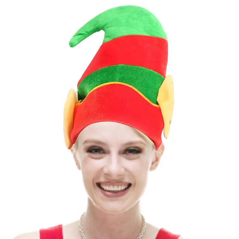 Christmas Elf Hats For Adults Elf Hat With Gold Velvet Material Gold Velvet Christmas Elf Hat Christmas Holiday Party Hats With