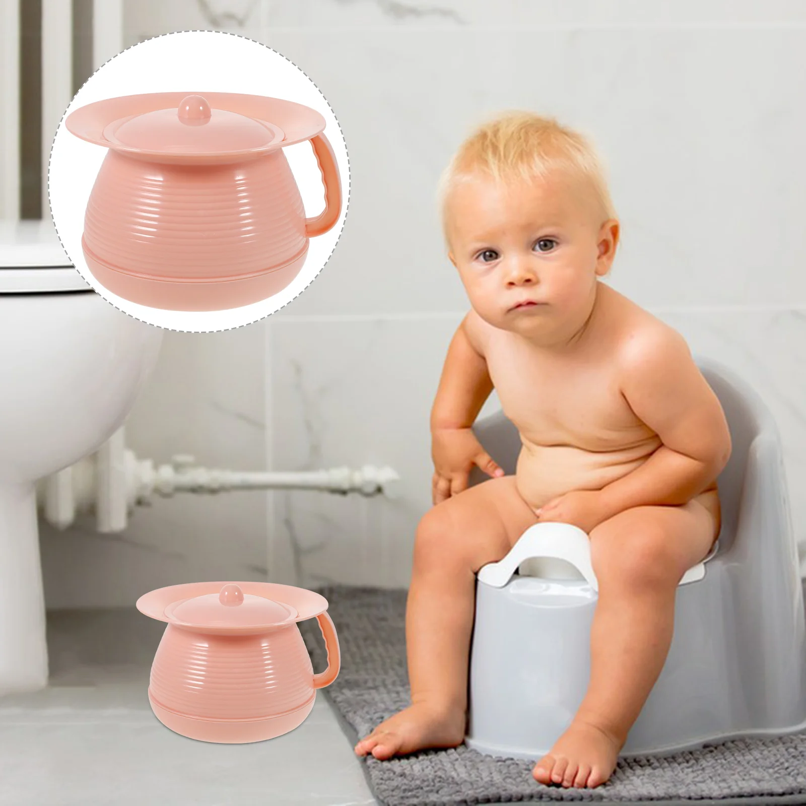 

Urinal Portable Toilet Container Adult Pail Pot Durable Urine Pp Delicate Potty Spittoon Seat Travel Plastic bottle