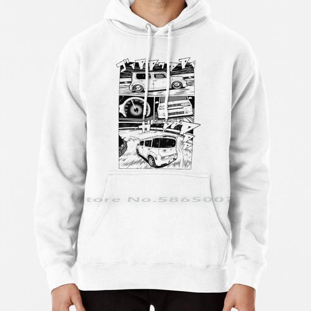 

Nissan Cube Gen 3 Hoodie Sweater 6xl Cotton Nissan Cube Datsun Jdm Japan Manga Initial D Comic Car Toaster Box Japfest