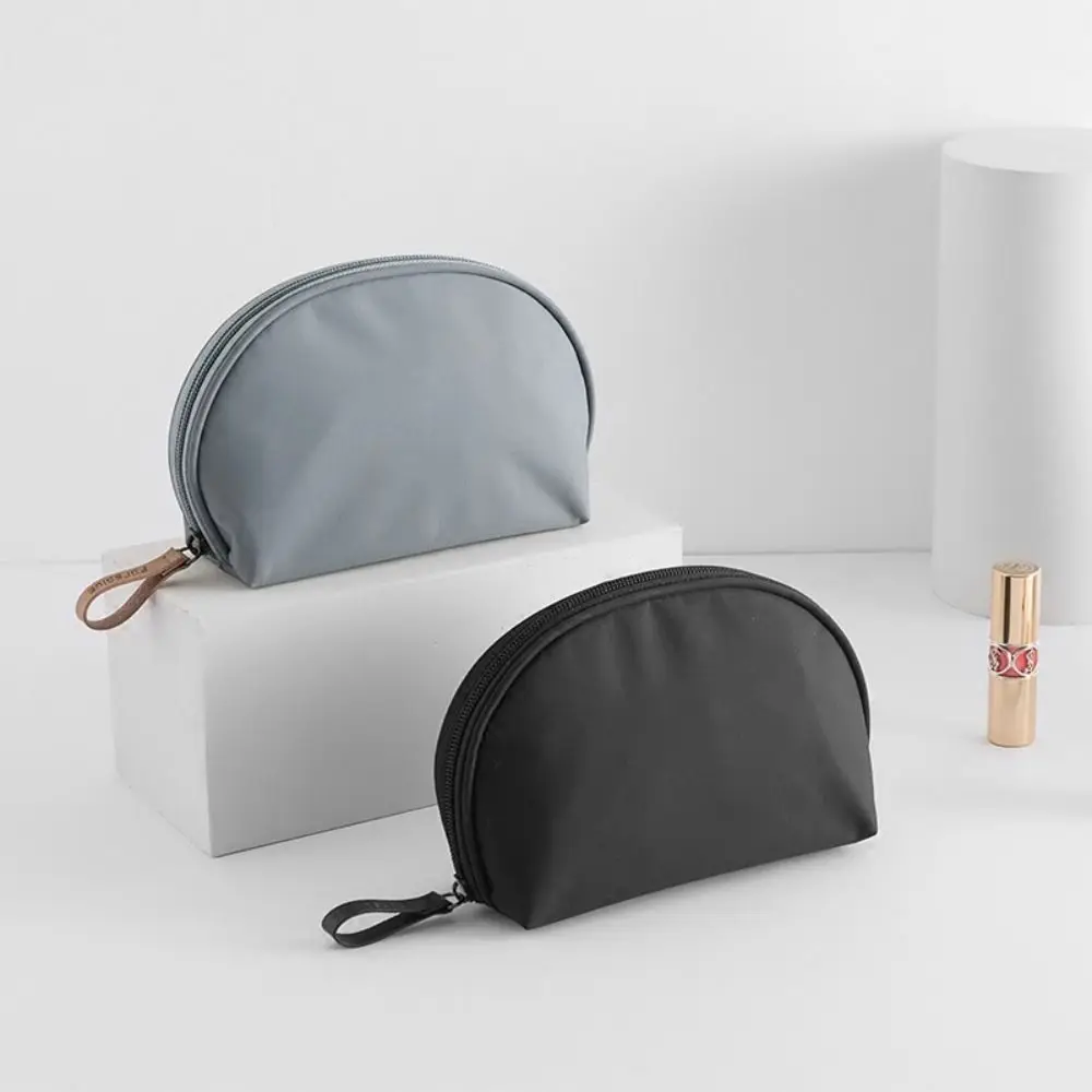 

Semicircle Cosmetic Bag Ins Shell Makeup Bag Female Portable Travel Carry-on Lipstick Bag Small Cosmetic Storage Bag