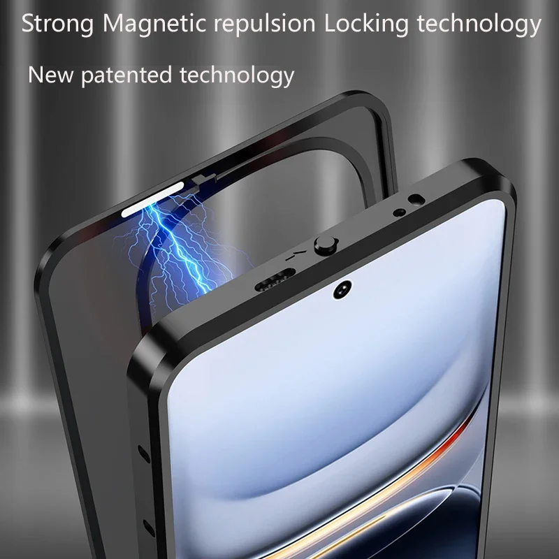 Металлический чехол для телефона с защитой объектива и пряжкой IQOO 12 13 Neo 10 9S Pro Plus Z7