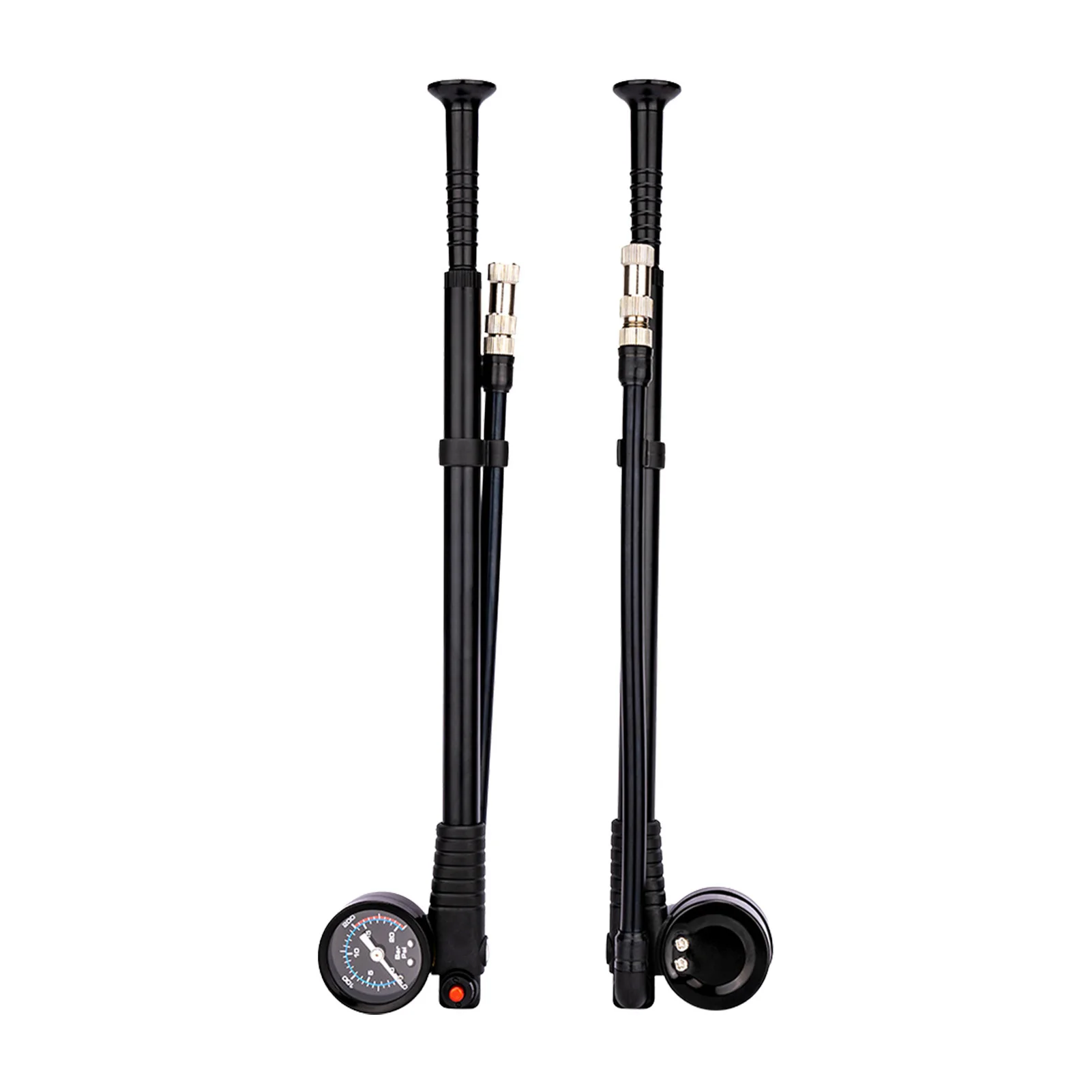 

Bike Shock Pump High Pressure 300 Psi Front Fork Pump With Gauge T-handle Design Anti-leak Valve Bicycle Pump For Mountain Bike