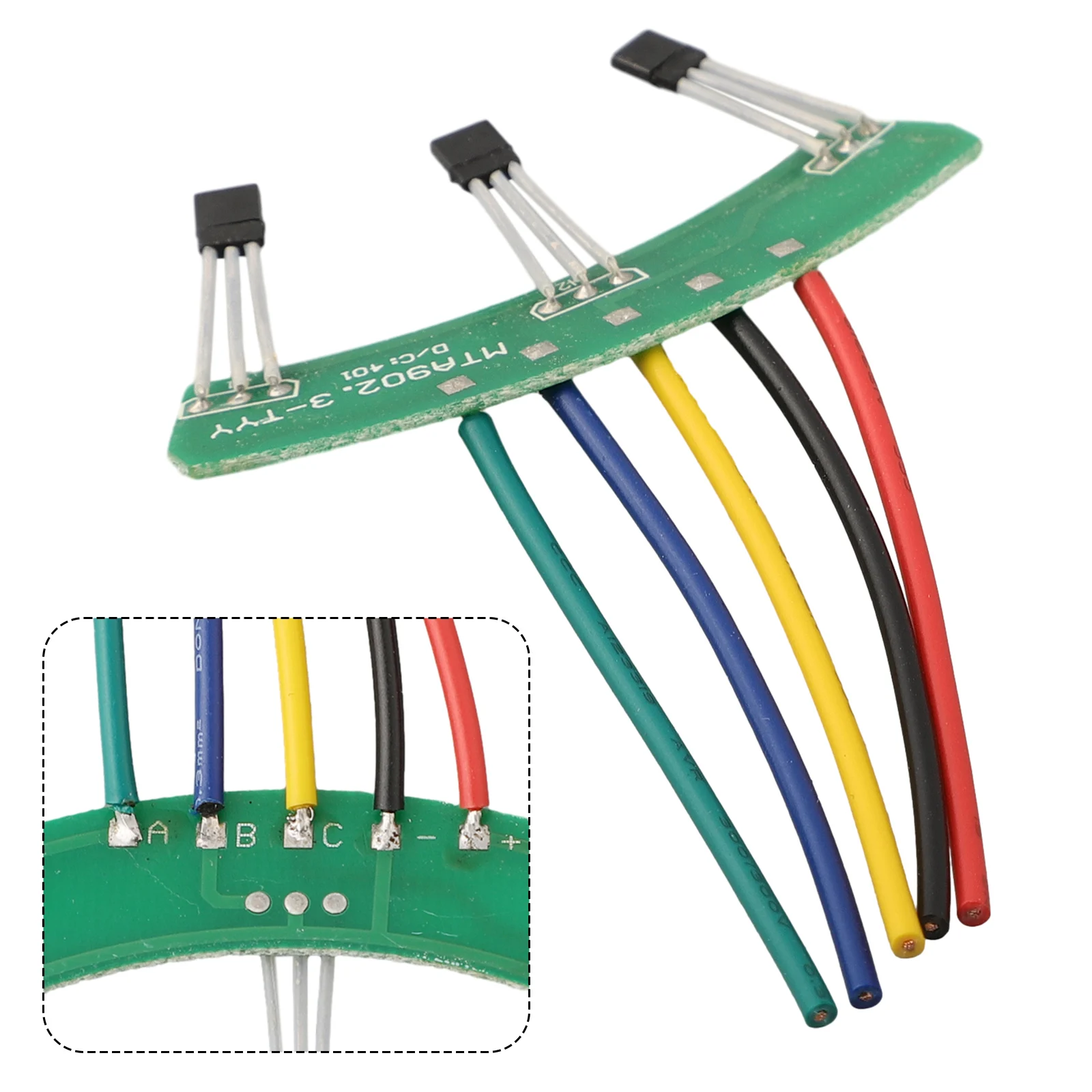 

Датчик Холла электромобиля 500-2000 Вт для 3-колесных двигателей серии двигателей Датчик Холла Кабель печатной платы Запасные части Аксессуары