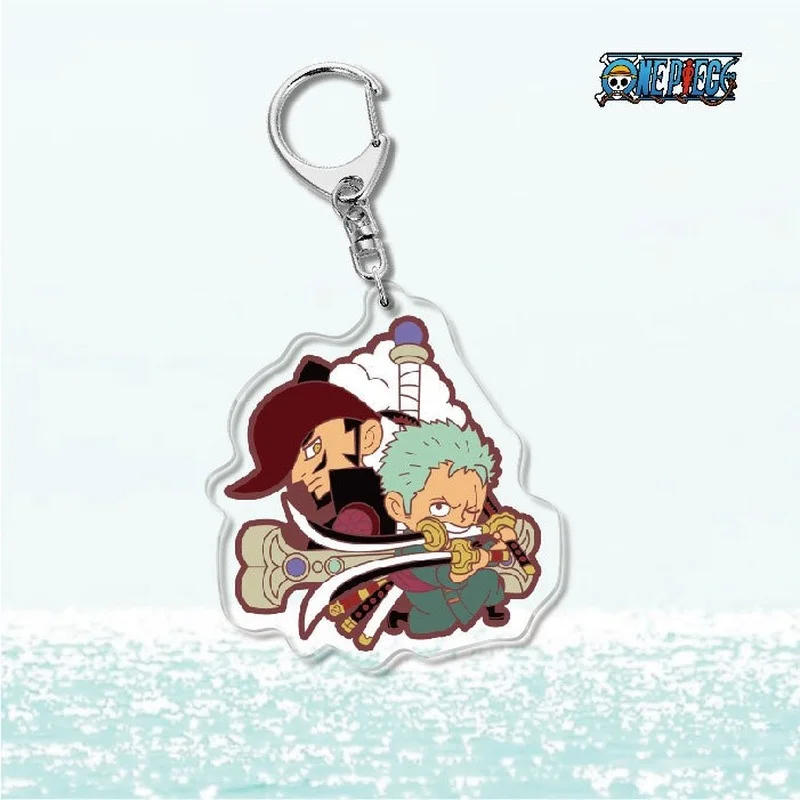Аниме брелок для ключей мужчин цельный женщин пары флуффи Зоро Чоппер подвеска |