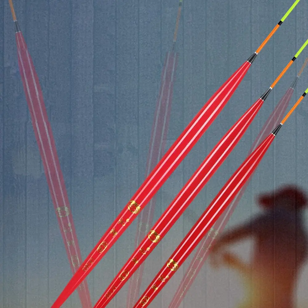 

Short Feet Eye-catching Accessories Wood Balsa Flotteur Peche Fishing Tools Vertical Float Wooden Fishing Float Tail