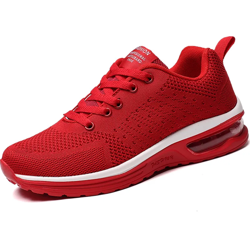 

Running Shoes Unisex Breathable Sneakers Woman Brand Sport Shoe 2022 Outdoor Air Cushion Light Lace Fitness Shoes Big Size 35-47