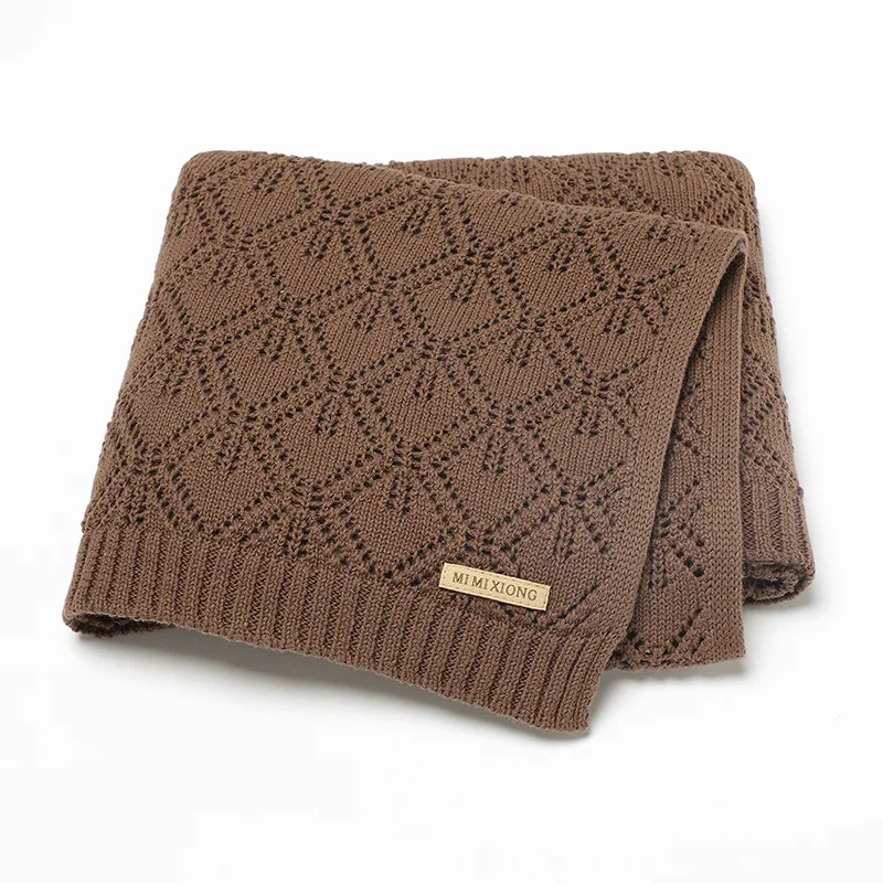 Одеяло для новорожденных хлопковая трикотажная коляска пеленка мягкий чехол сна