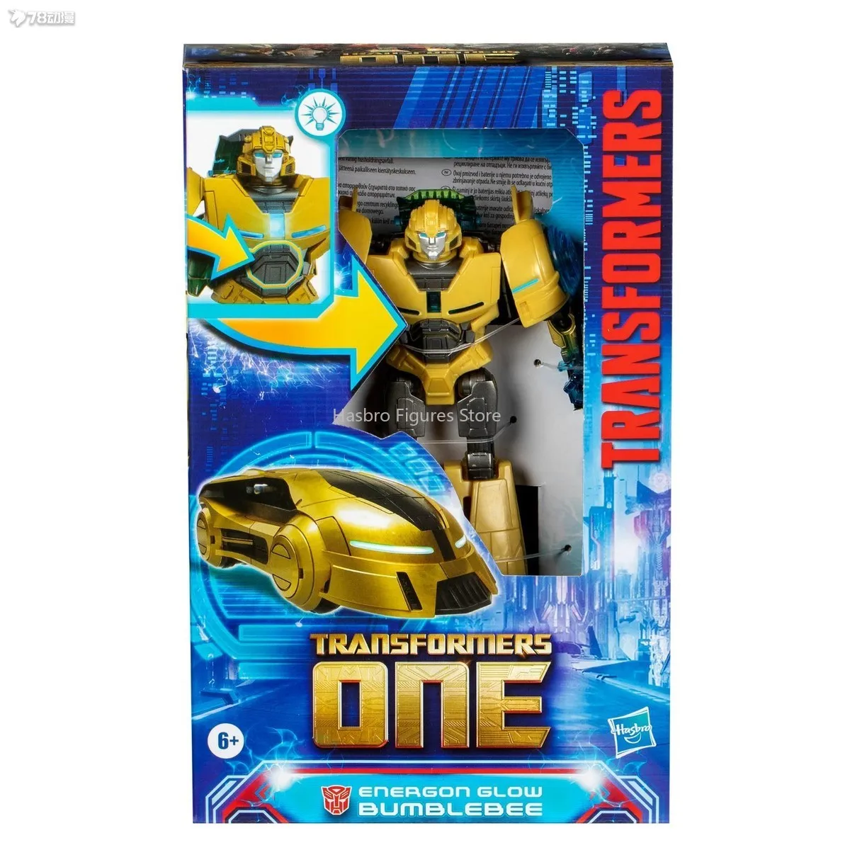 В наличии HASBRO TRANSFORMERS ONE Energon Glow Bumblebee экшн-фигурка коллекция моделей игрушка для