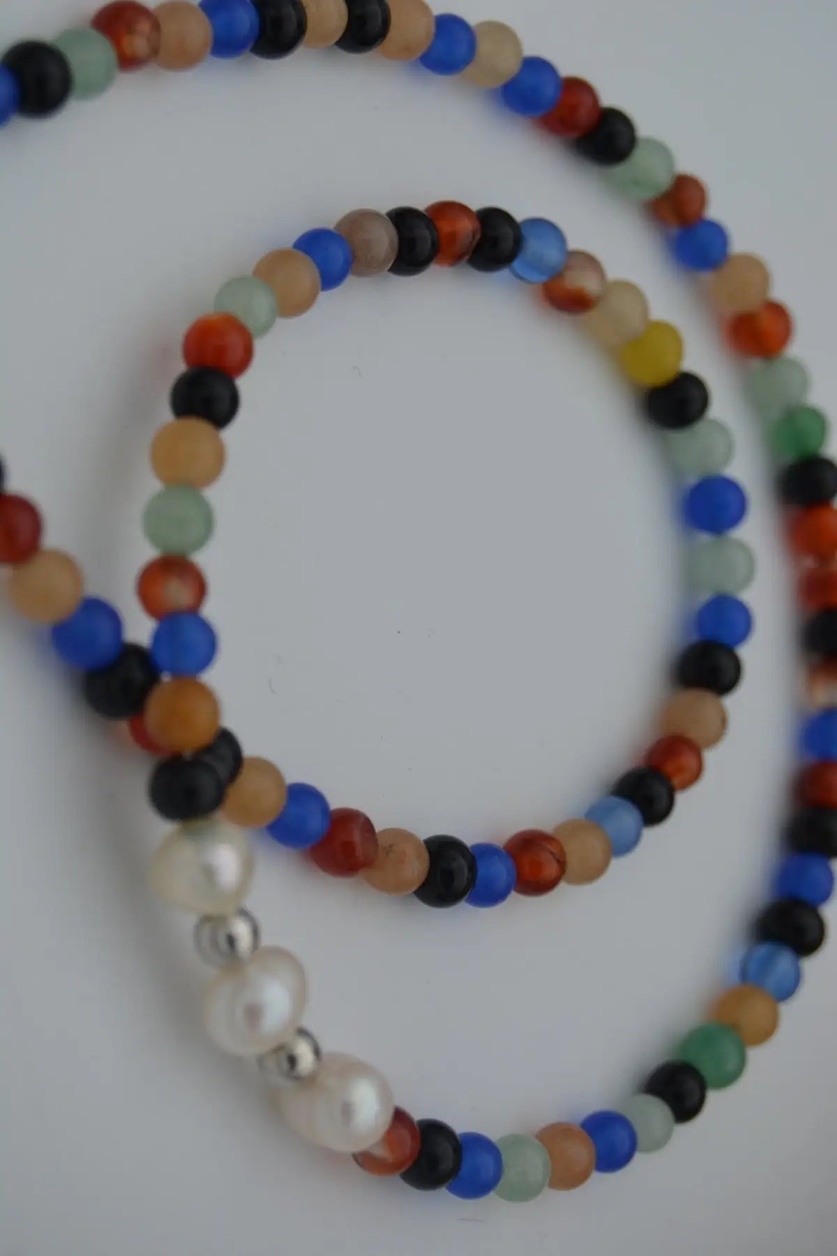 

Ceyt and Pearl Stone women's Natural Stone Necklace