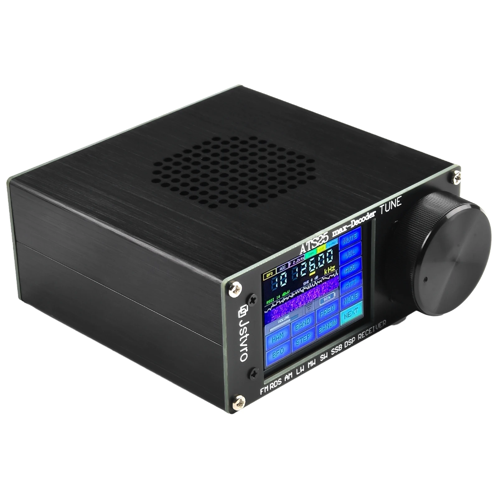 1 комплект радиоприемника FM MW коротковолновая печь черный 120*115*48 мм 1730-30000 кГц 64-108