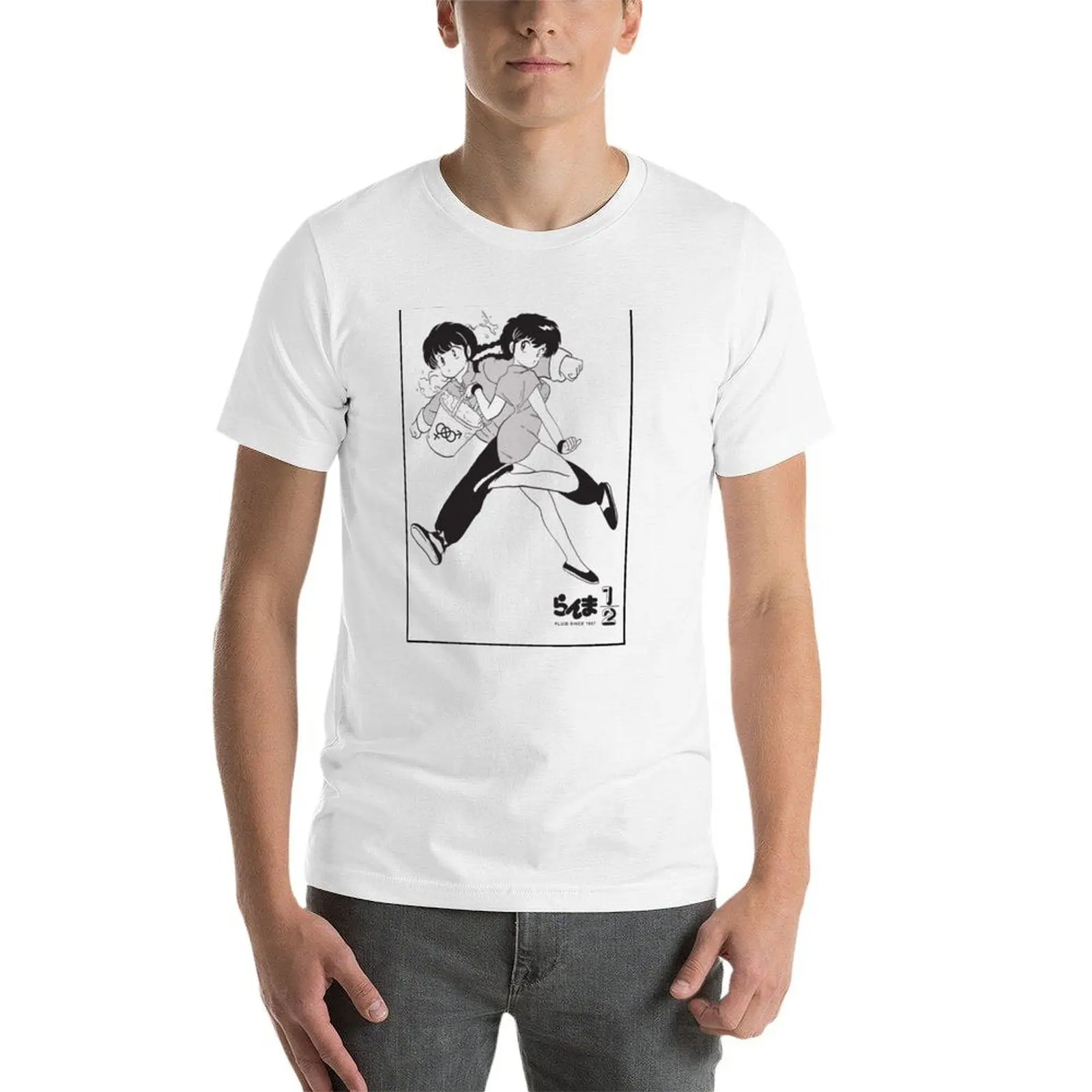 Фото Футболка Ranma 1/2 Special Edition, мужские футболки, белые футболки в стиле аниме, мужские футболки оверсайз, забавные футболки с графическим рисунком №3