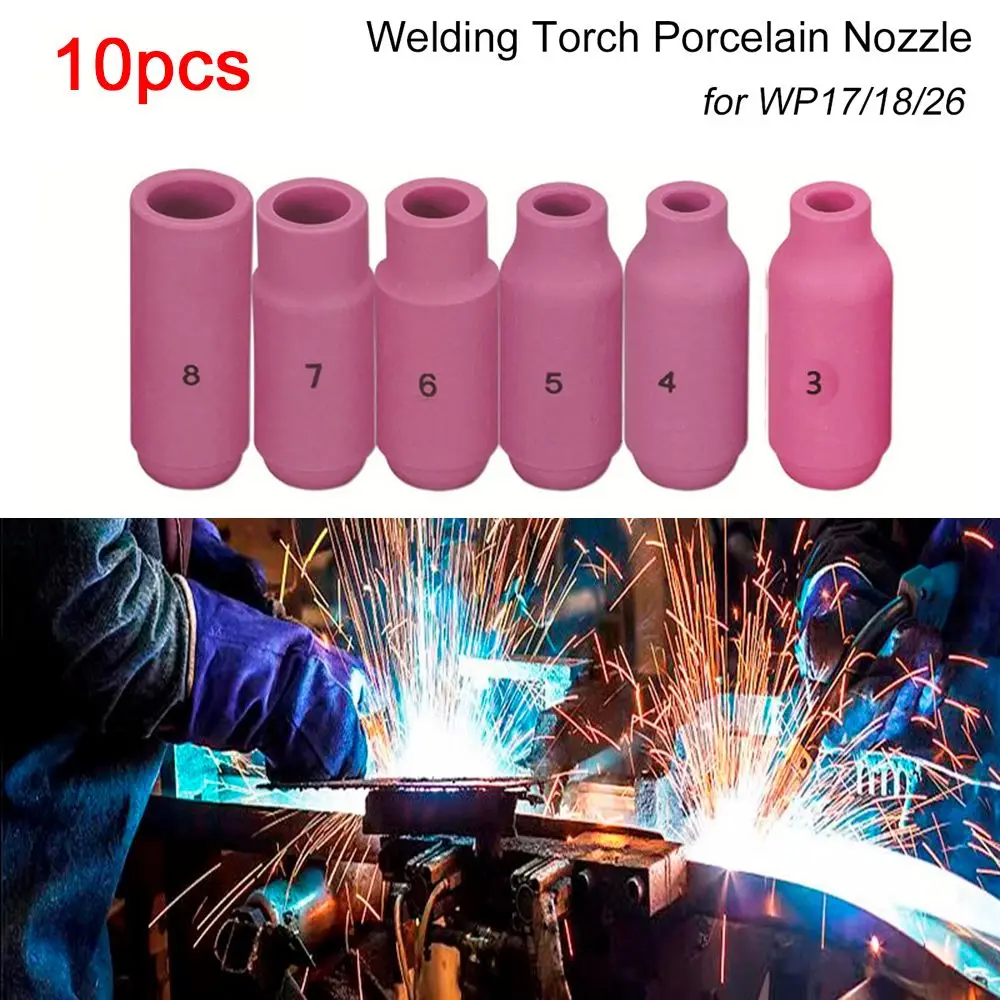 

Защитная сопла, аксессуар для сварщика, сопло, защитная чашка, керамическая сопла, фарфоровая горловина, Сварочная горелка WP17/18/26